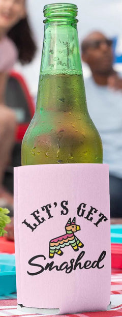 Final Fiesta & Let's Get Smashed Bachelorette Party Can Coolers